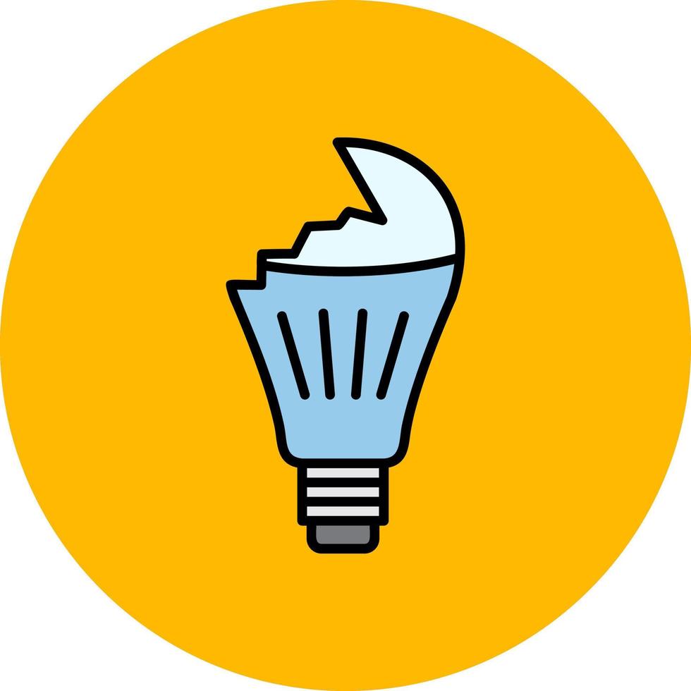 Light Bulb Creative Icon Design vector