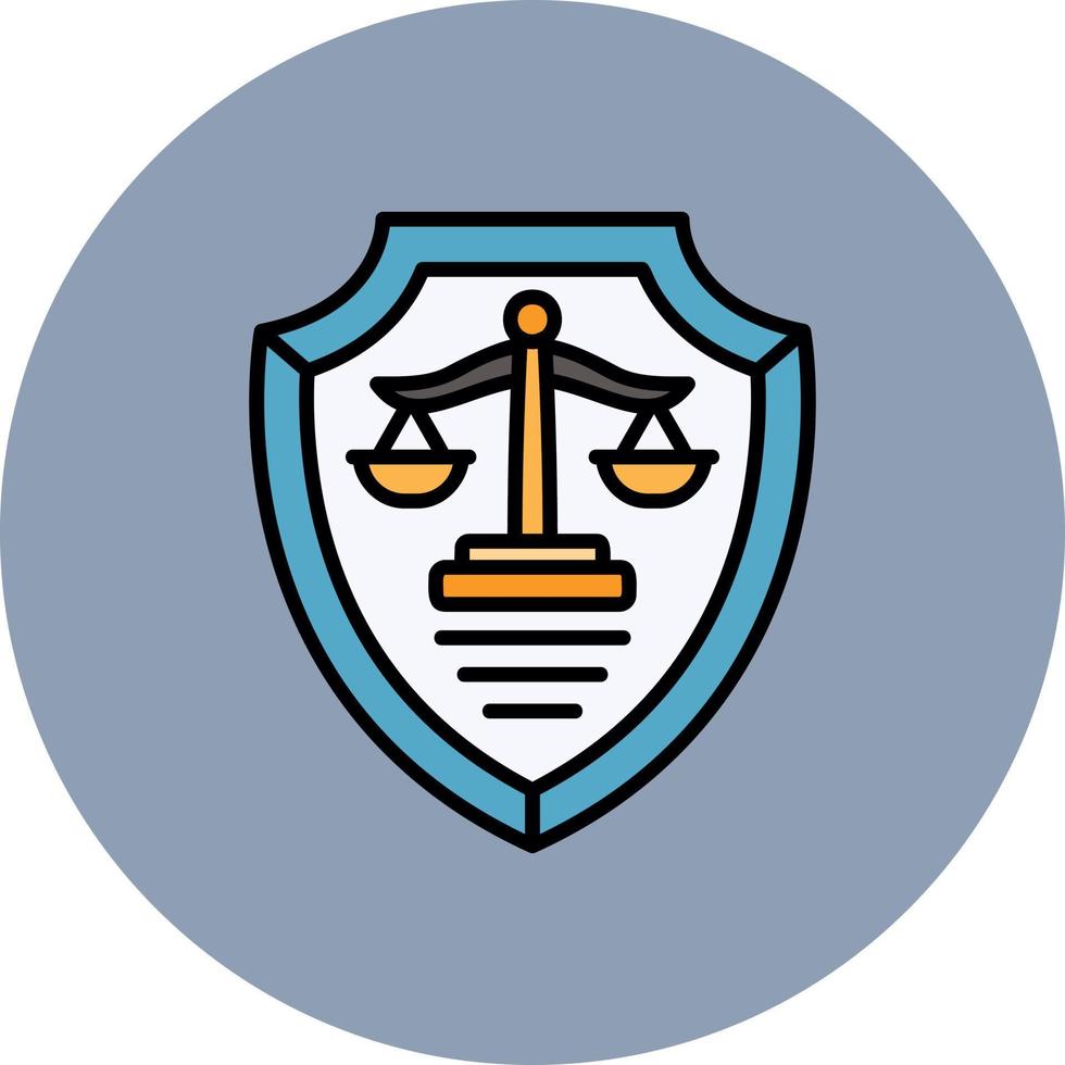 Justice Creative Icon Design vector