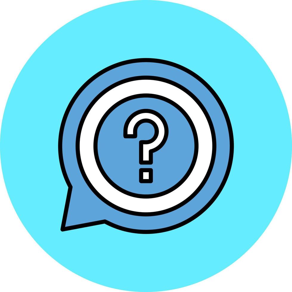 Question Creative Icon Design vector