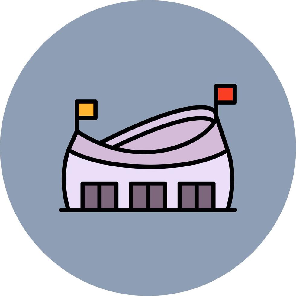 Stadium Creative Icon Design vector