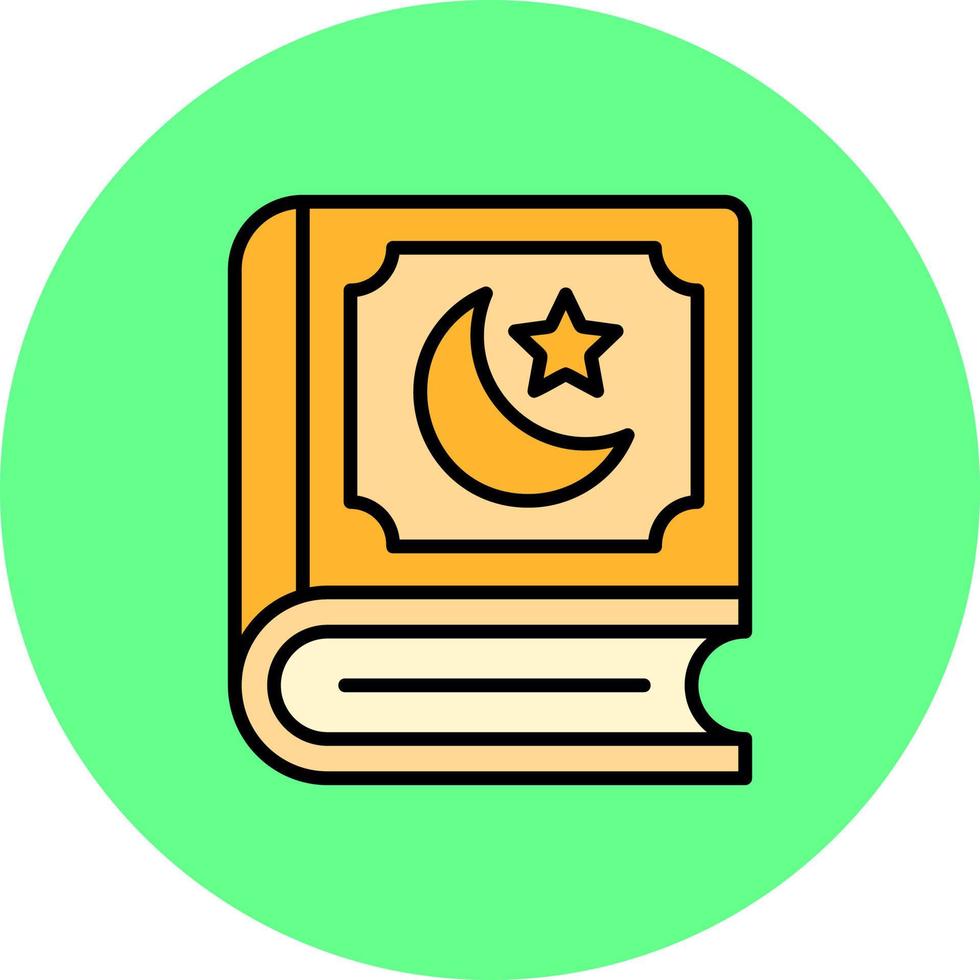 Quran Creative Icon Design vector