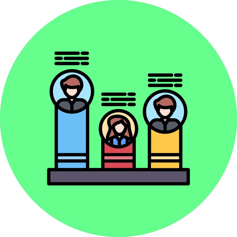 Poll Creative Icon Design vector