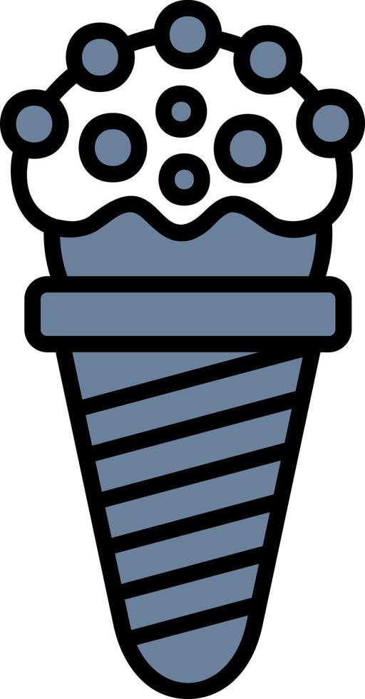 Ice Cream Cone Creative Icon Design vector