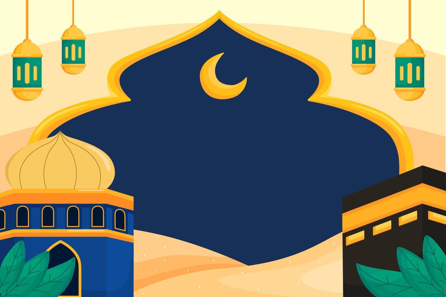 Isra Miraj Background vector