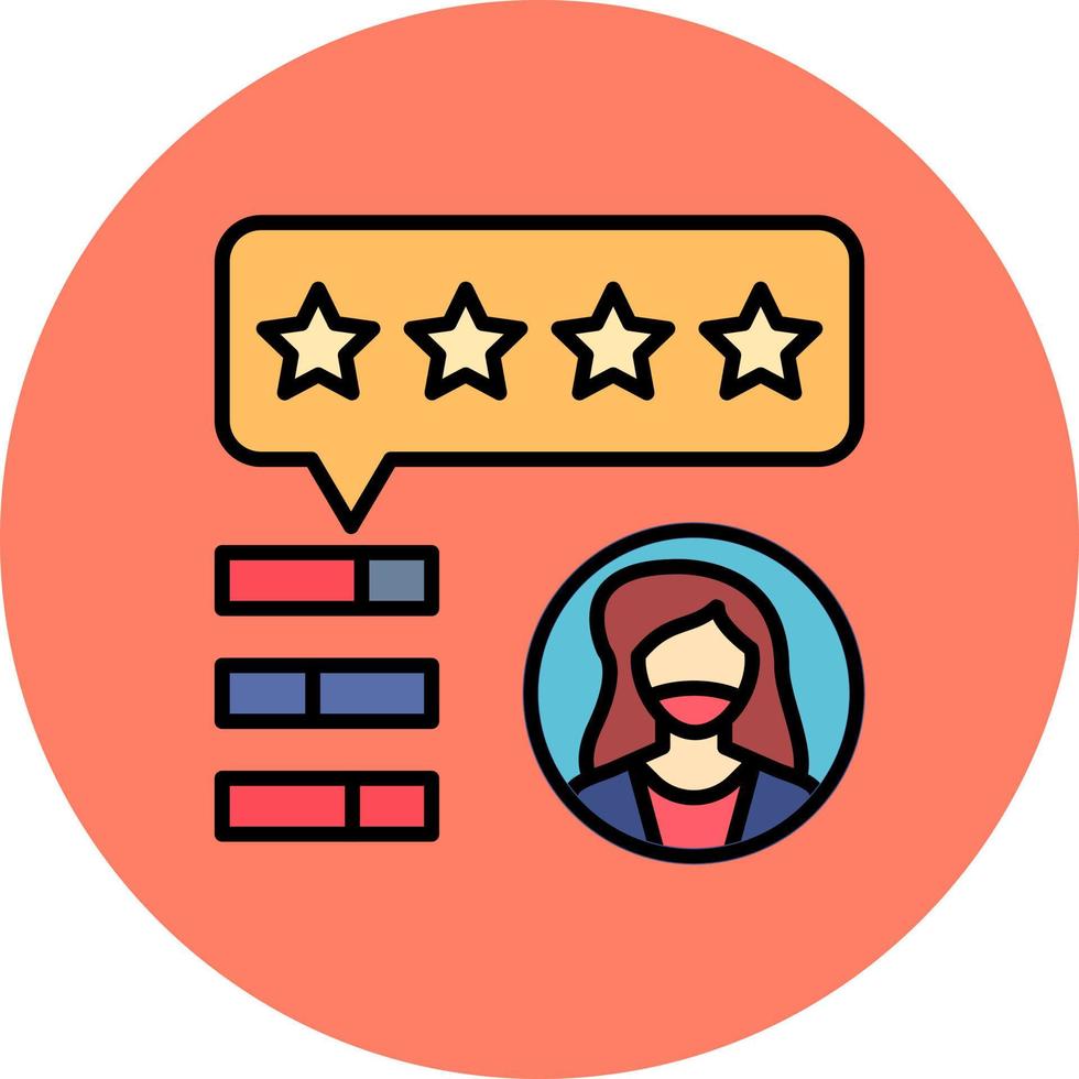 Review Creative Icon Design vector