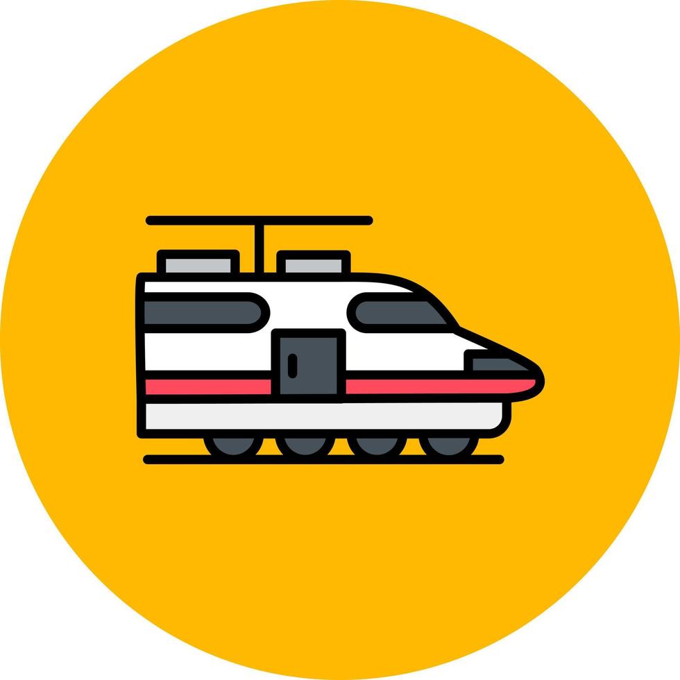 Train Creative Icon Design vector