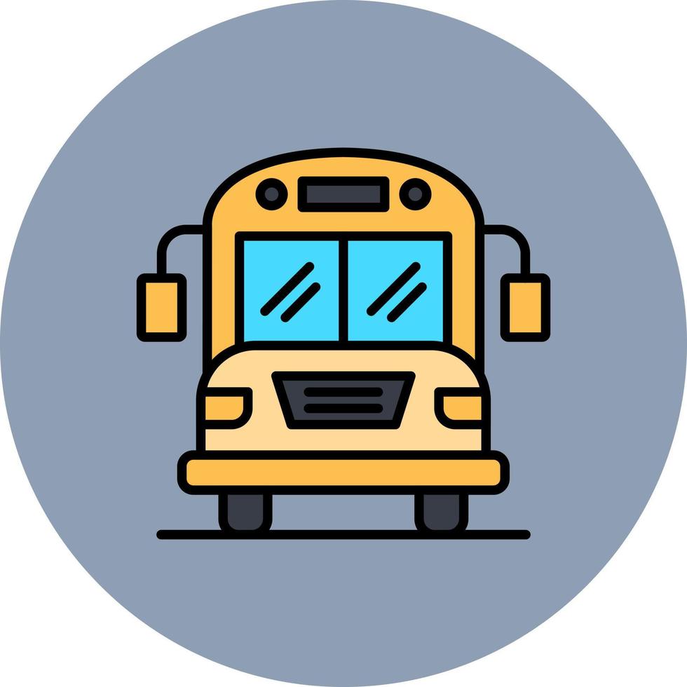 Bus Creative Icon Design vector