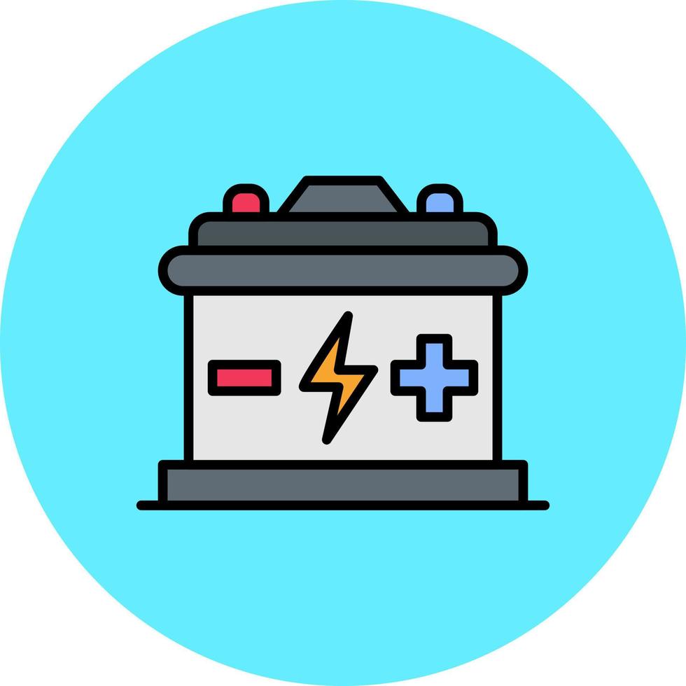 Battery Creative Icon Design vector