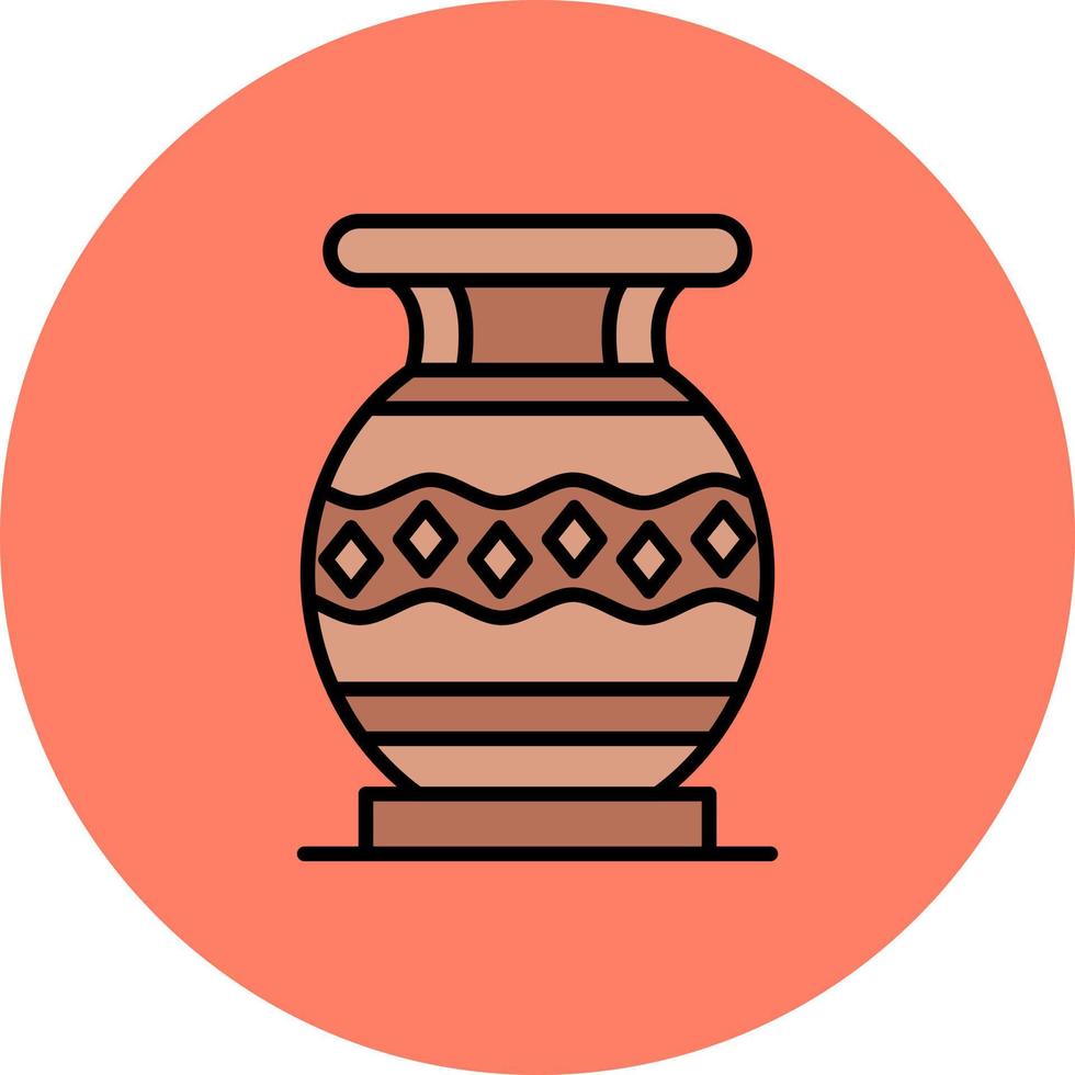Vases Creative Icon Design vector