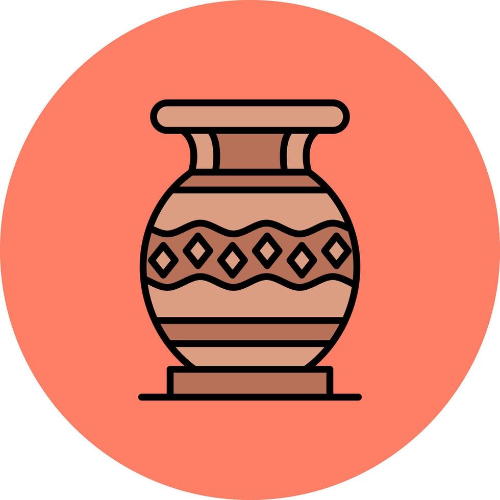 Vases Creative Icon Design vector