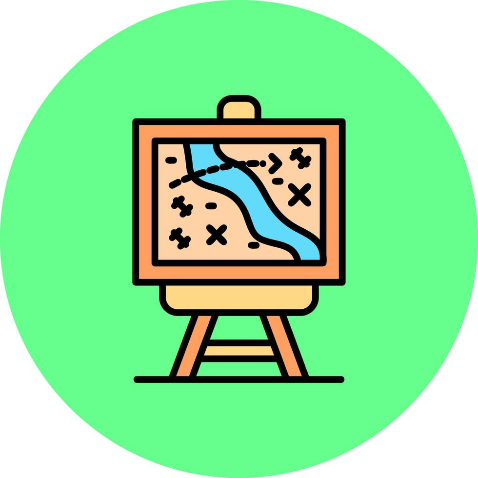 Map Creative Icon Design vector