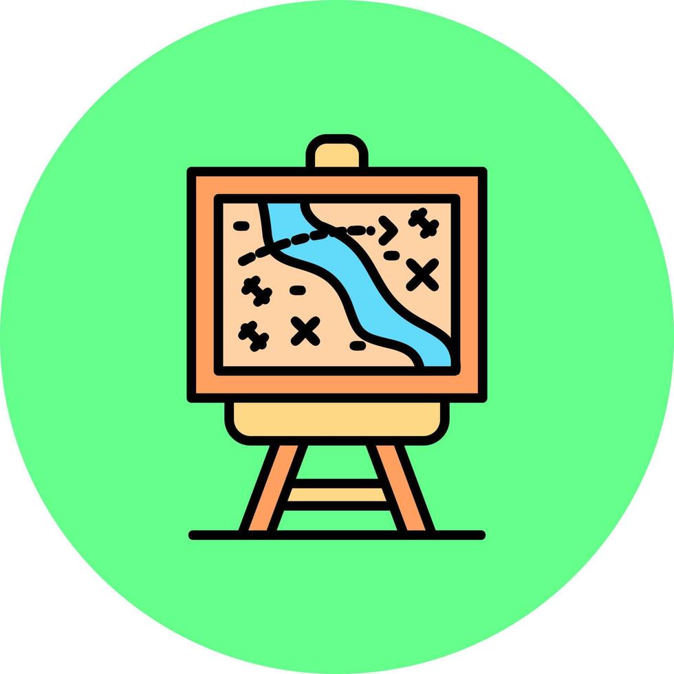 diseño de icono creativo de mapa vector