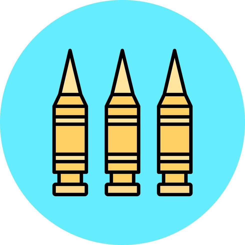 Bullets Creative Icon Design vector