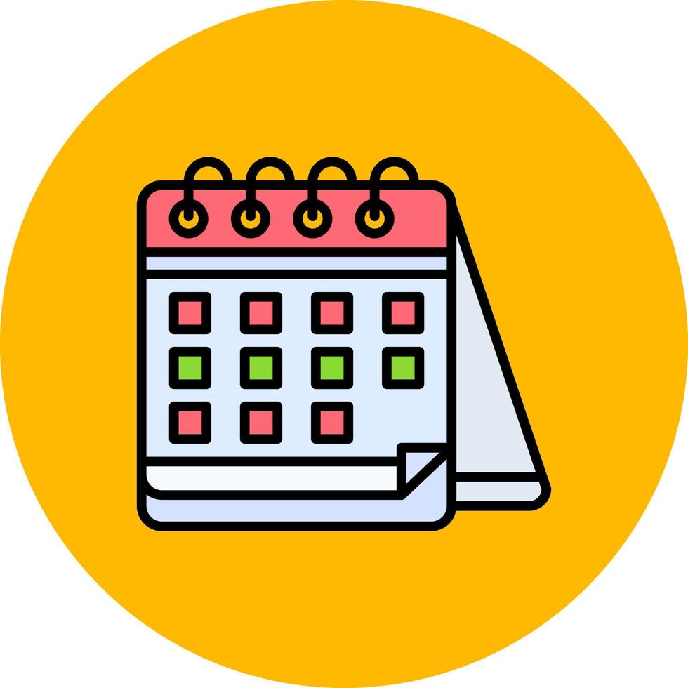 Calendar Creative Icon Design vector