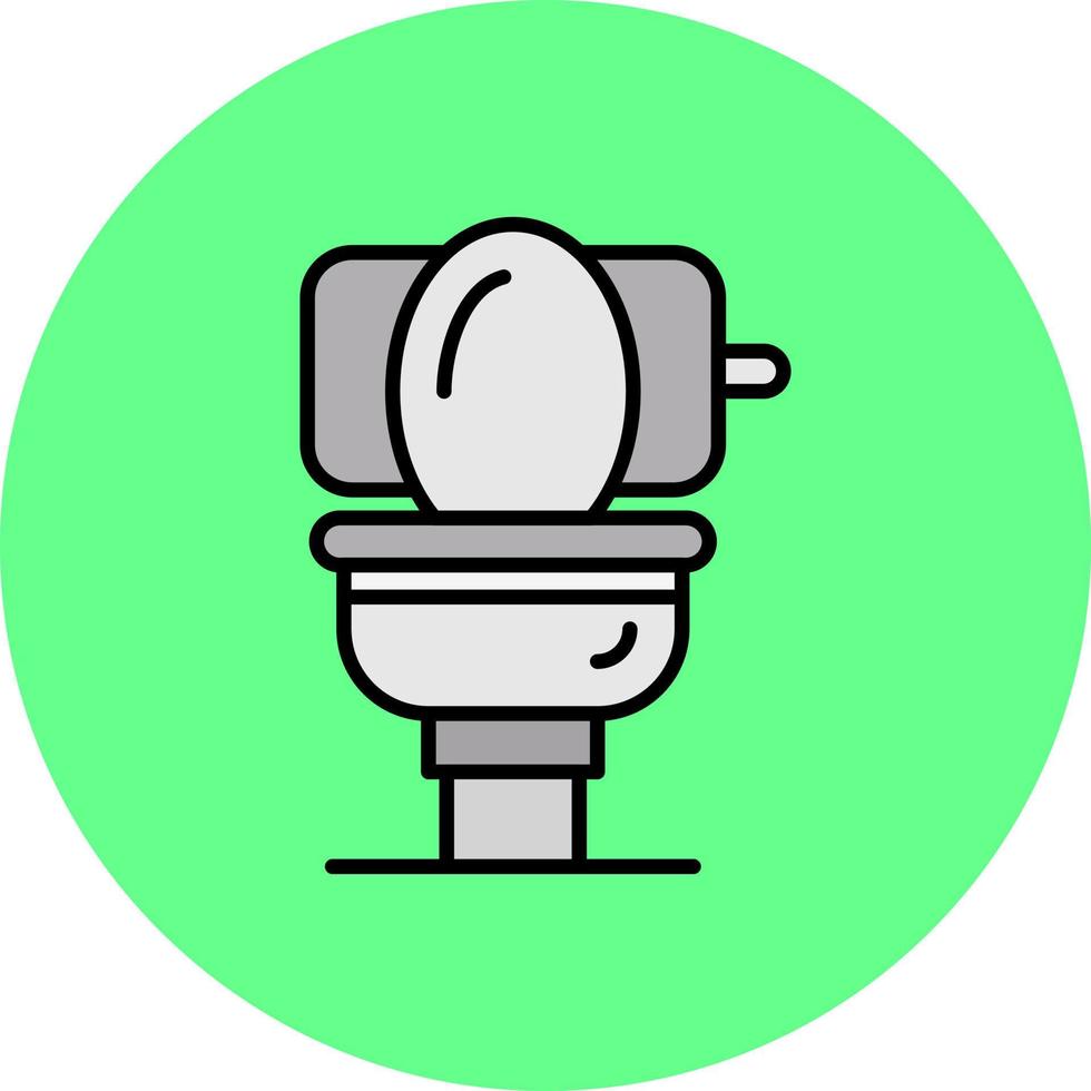 Toilet Creative Icon Design vector