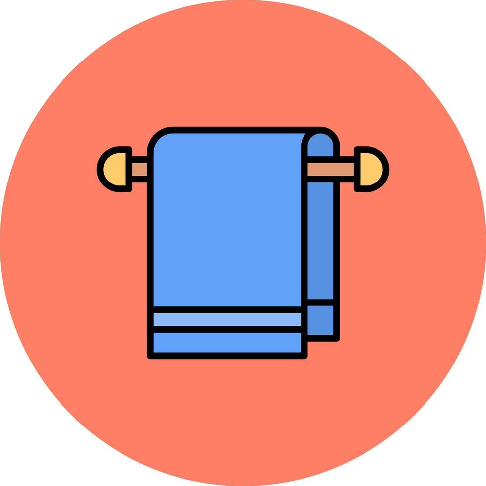 Towel  Creative Icon Design vector