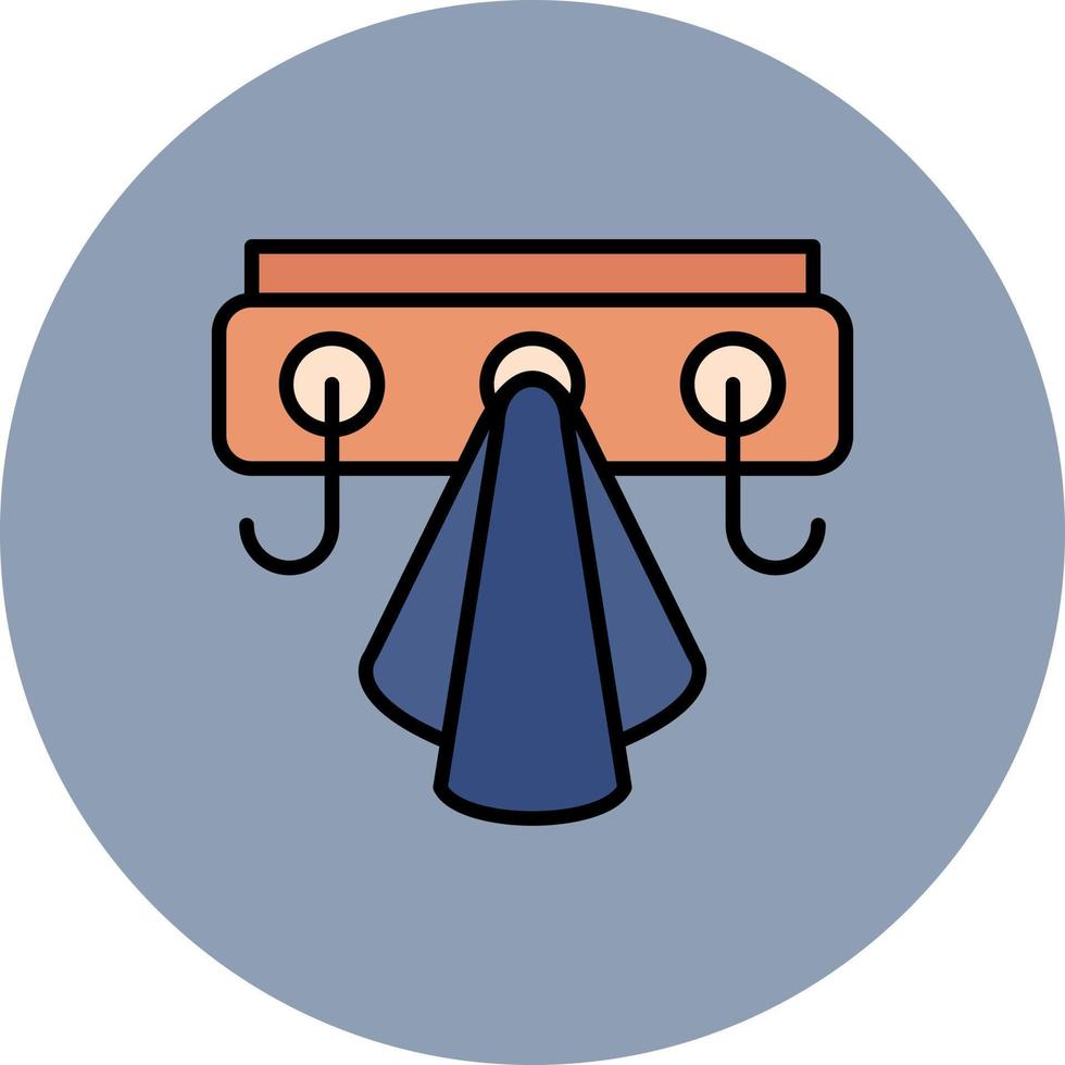 Coat Rack Creative Icon Design vector