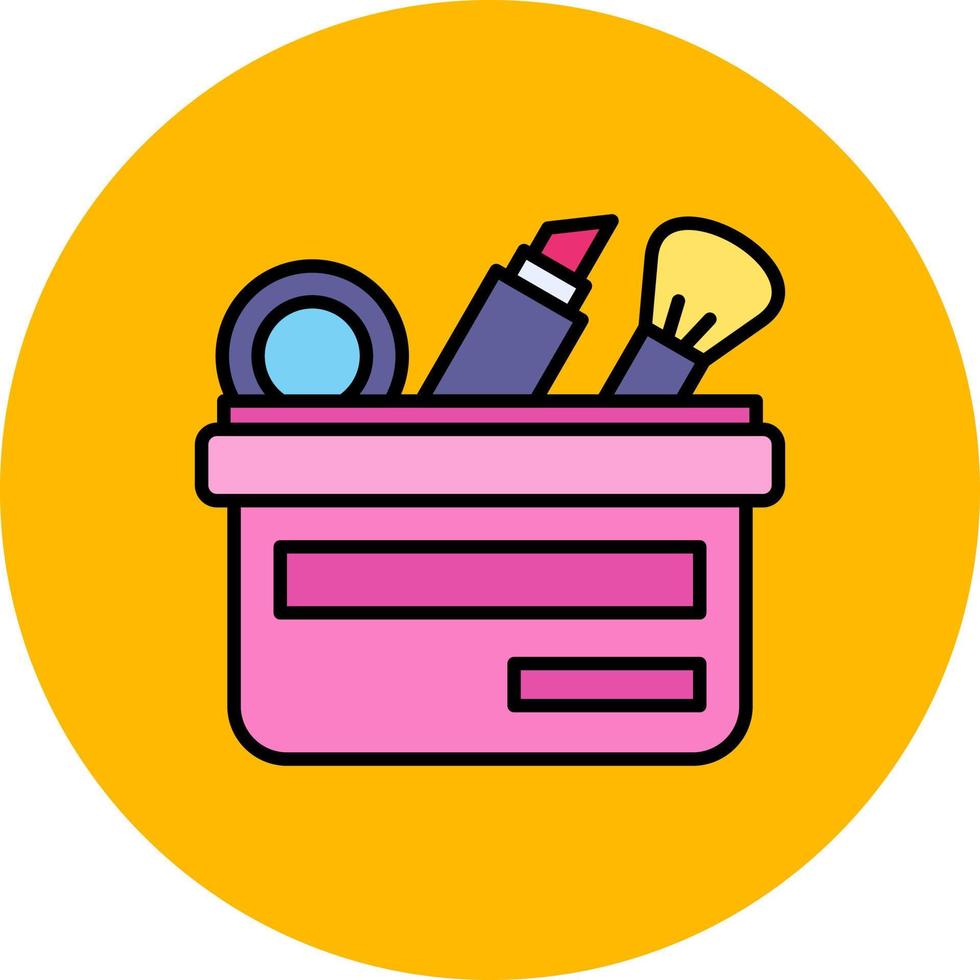 Make Up Bag Creative Icon Design vector