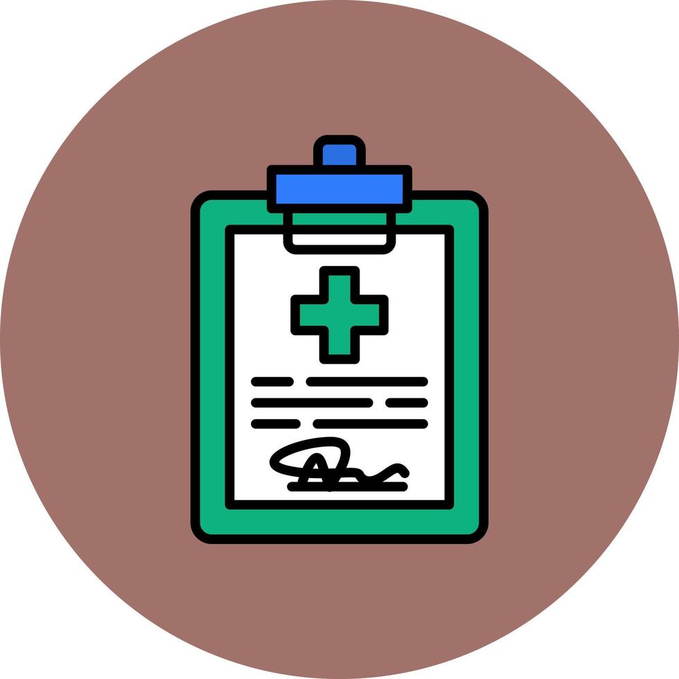 Health Report Creative Icon Design vector