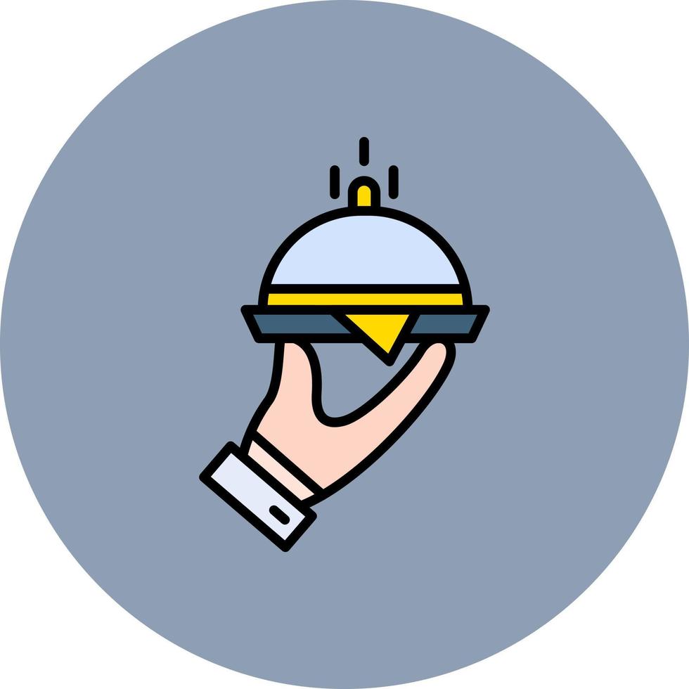 Food Tray Creative Icon Design vector