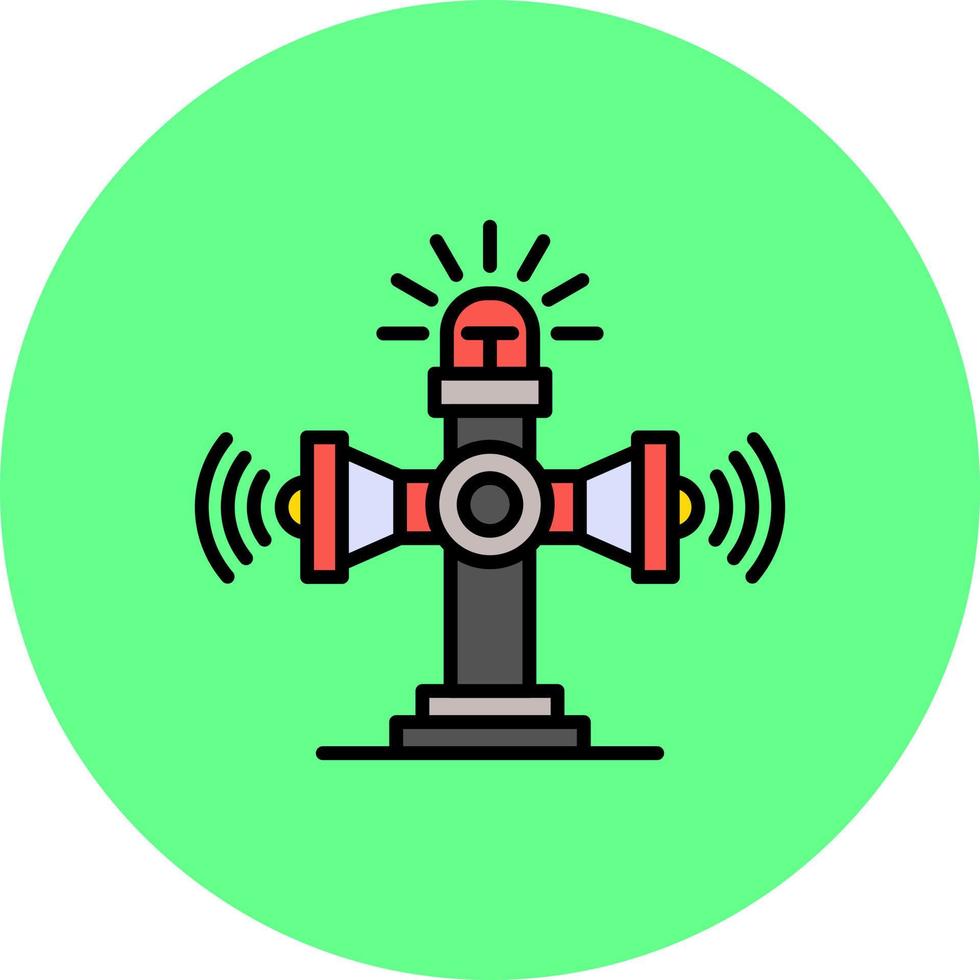 Siren Creative Icon Design vector