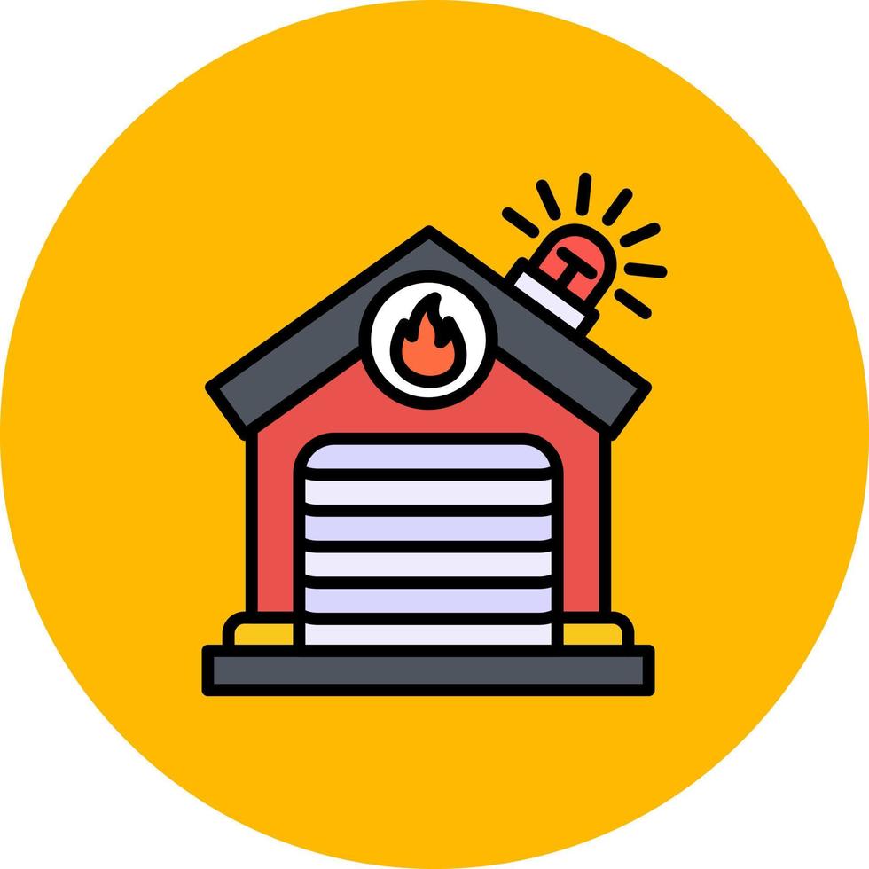 Fire Department Creative Icon Design vector