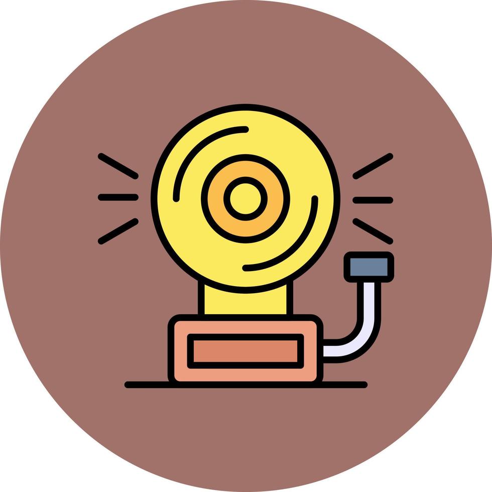 School Bell Creative Icon Design vector