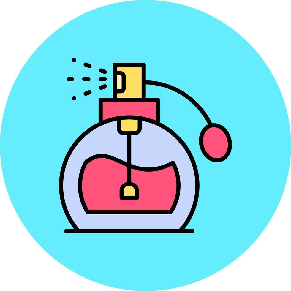 Perfume Creative Icon Design vector