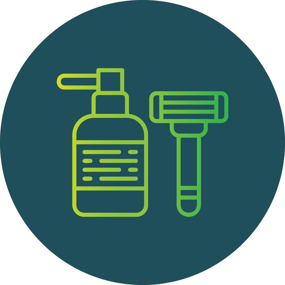 Shaving Creative Icon Design vector