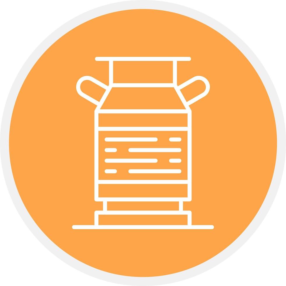 Milk Tank Creative Icon Design vector