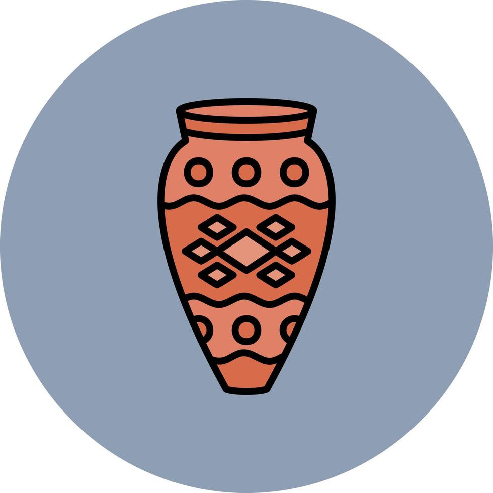 Vase Creative Icon Design vector