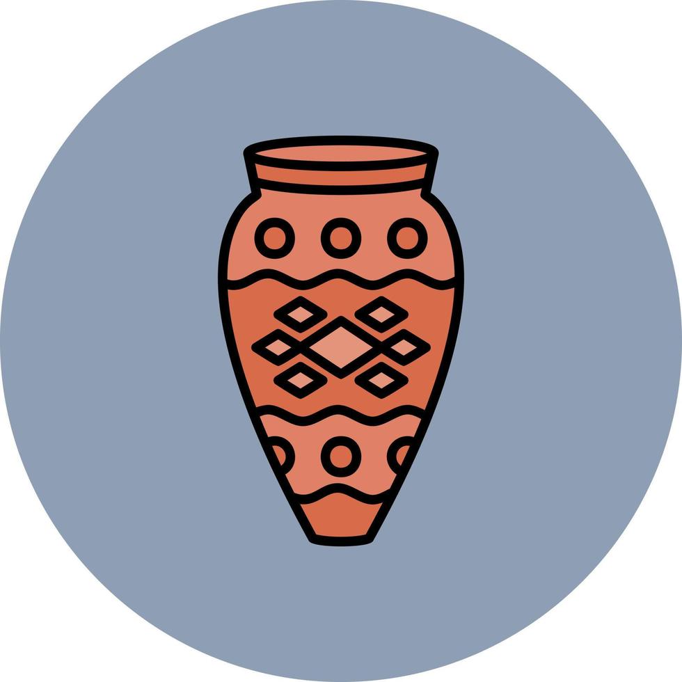 Vase Creative Icon Design vector