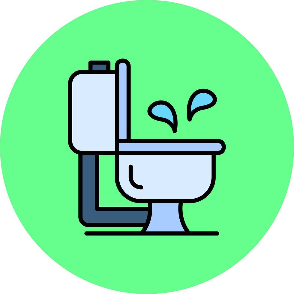 Toilet Creative Icon Design vector