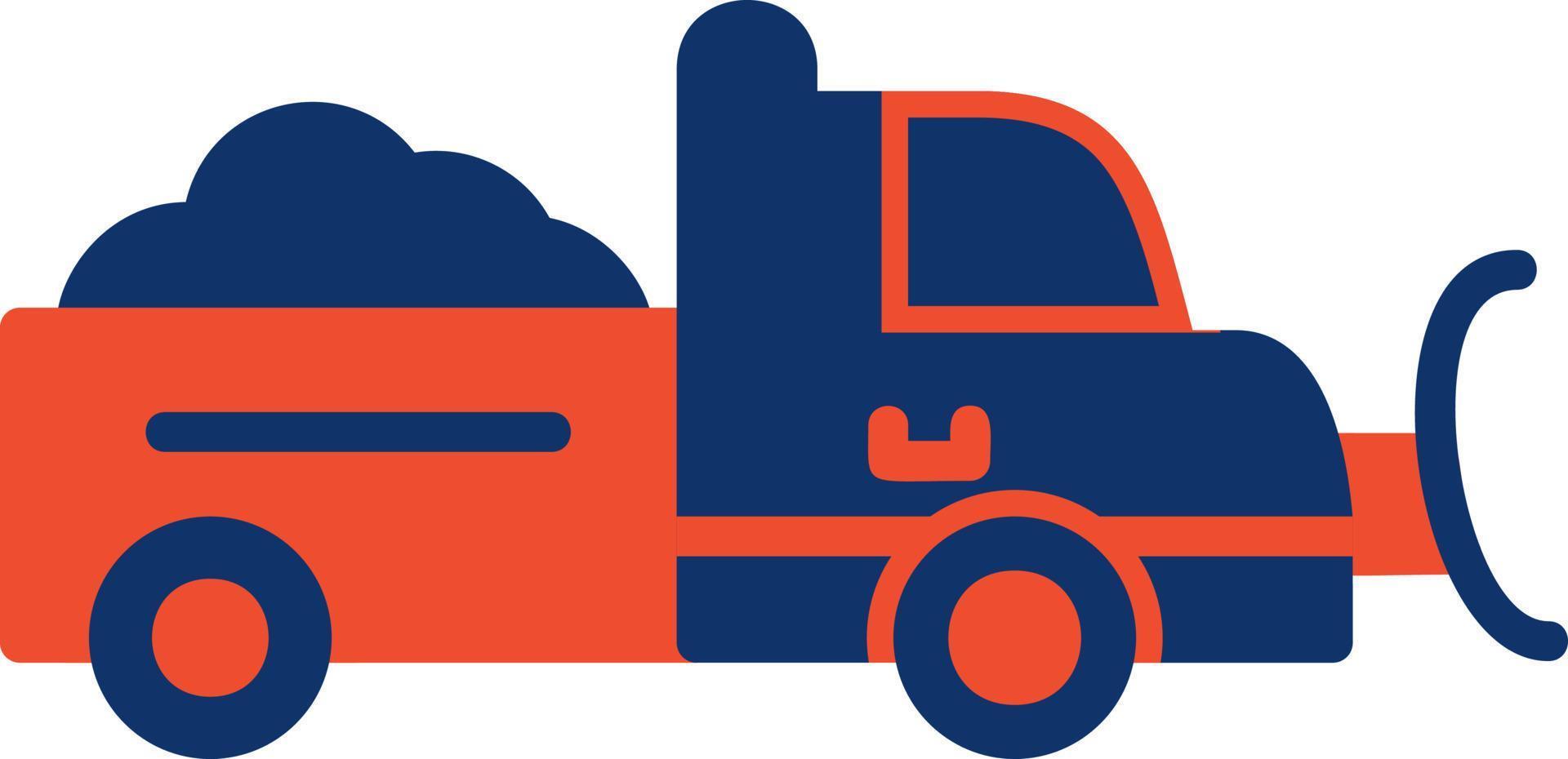Snowplow Creative Icon Design vector