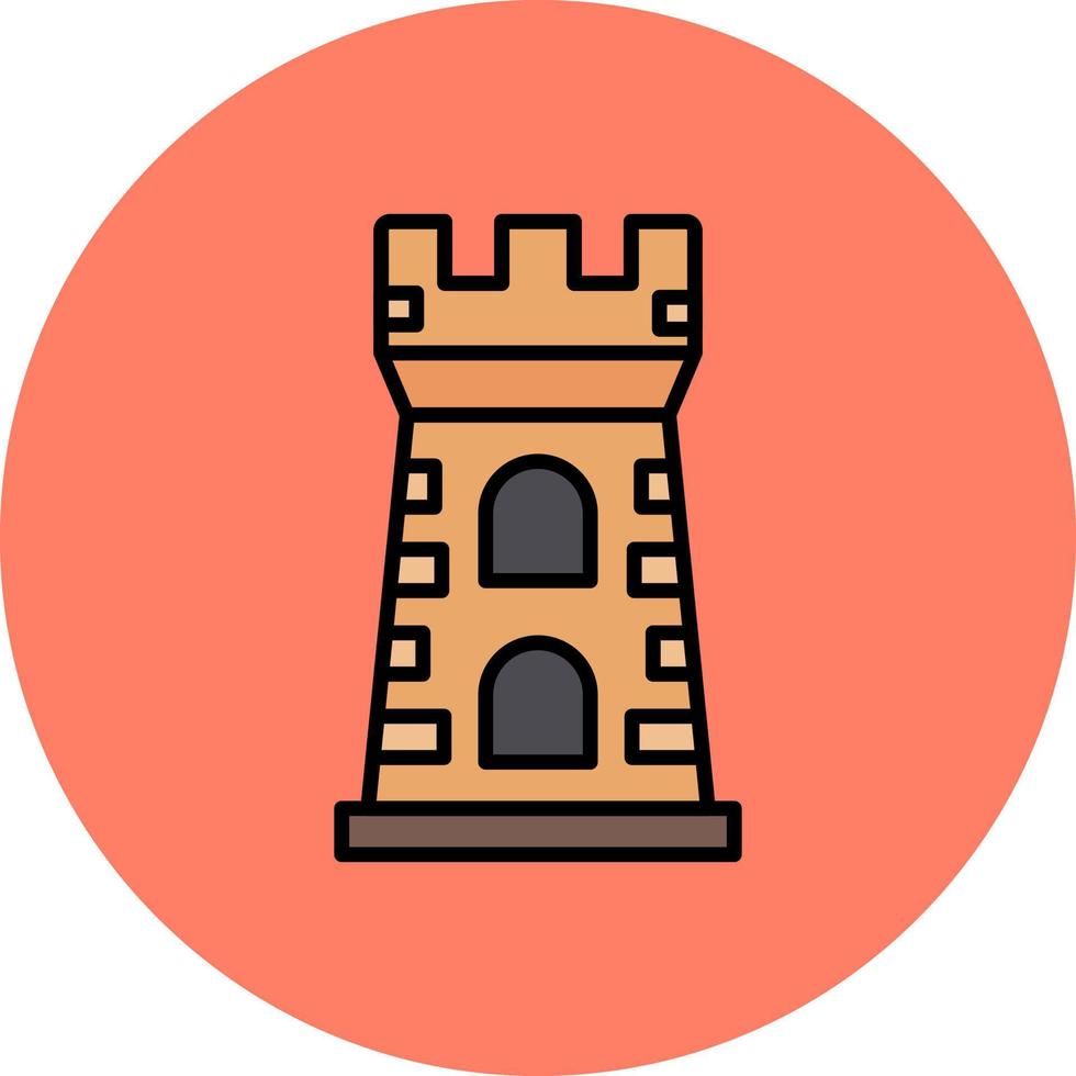 Tower Creative Icon Design vector