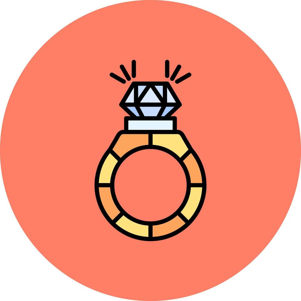 Ring Creative Icon Design vector