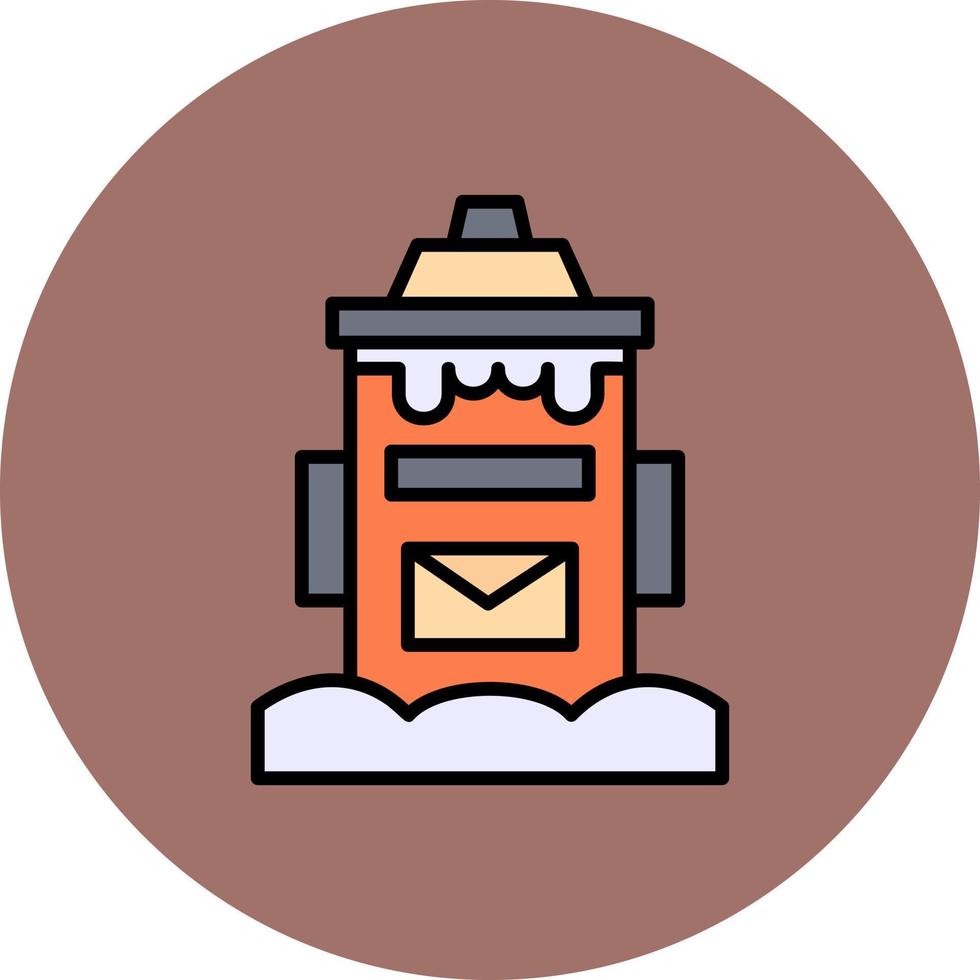 Postbox Creative Icon Design vector