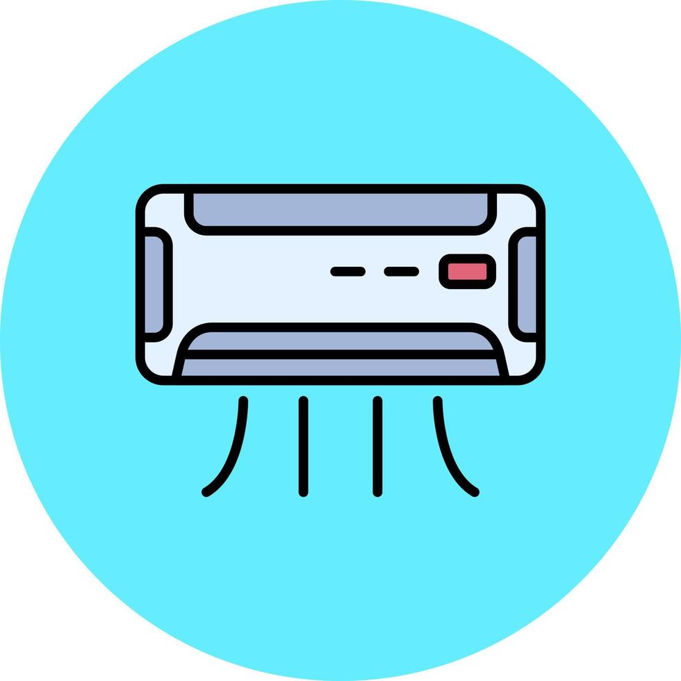 Air Conditioner Creative Icon Design vector