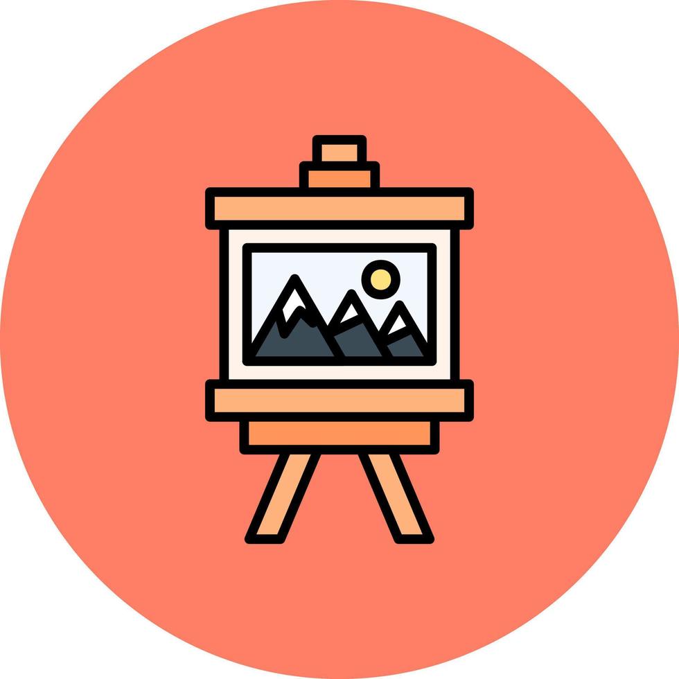 Canvas Creative Icon Design vector
