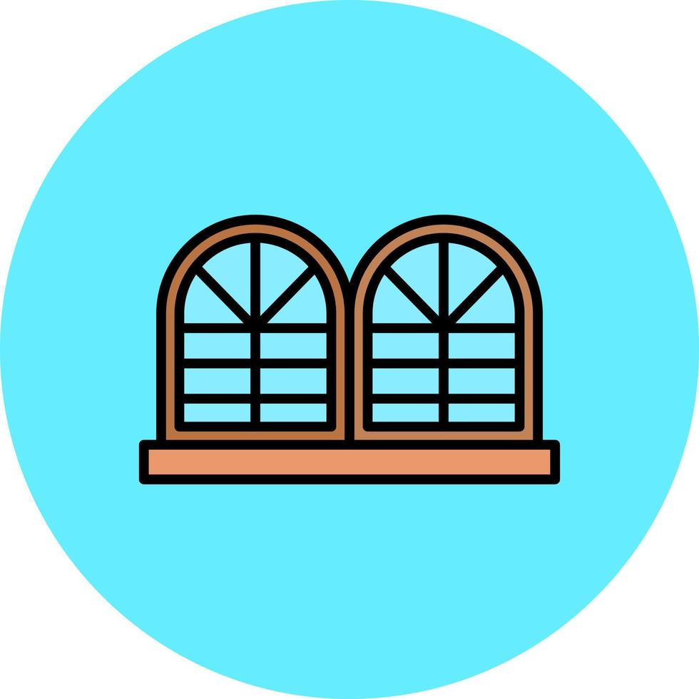 Window Creative Icon Design vector