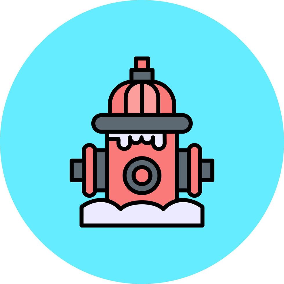 Fire Hydrant Creative Icon Design vector