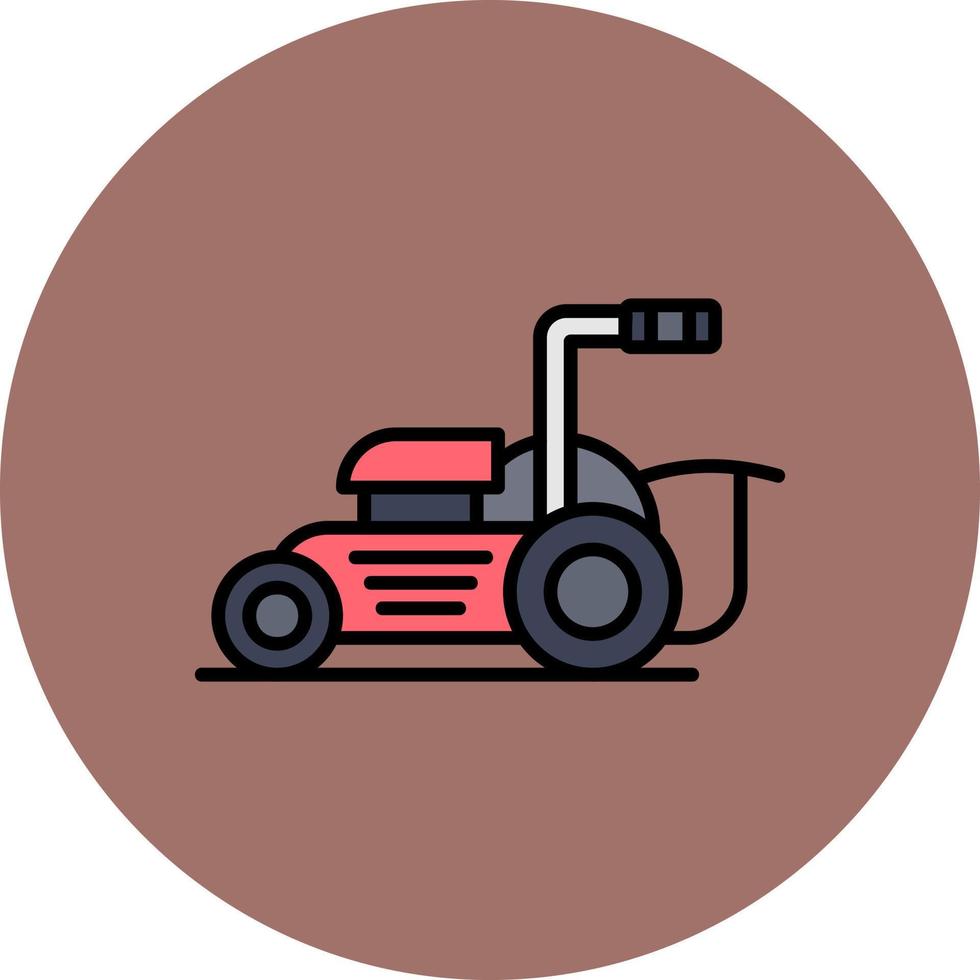 Lawnmower Creative Icon Design vector