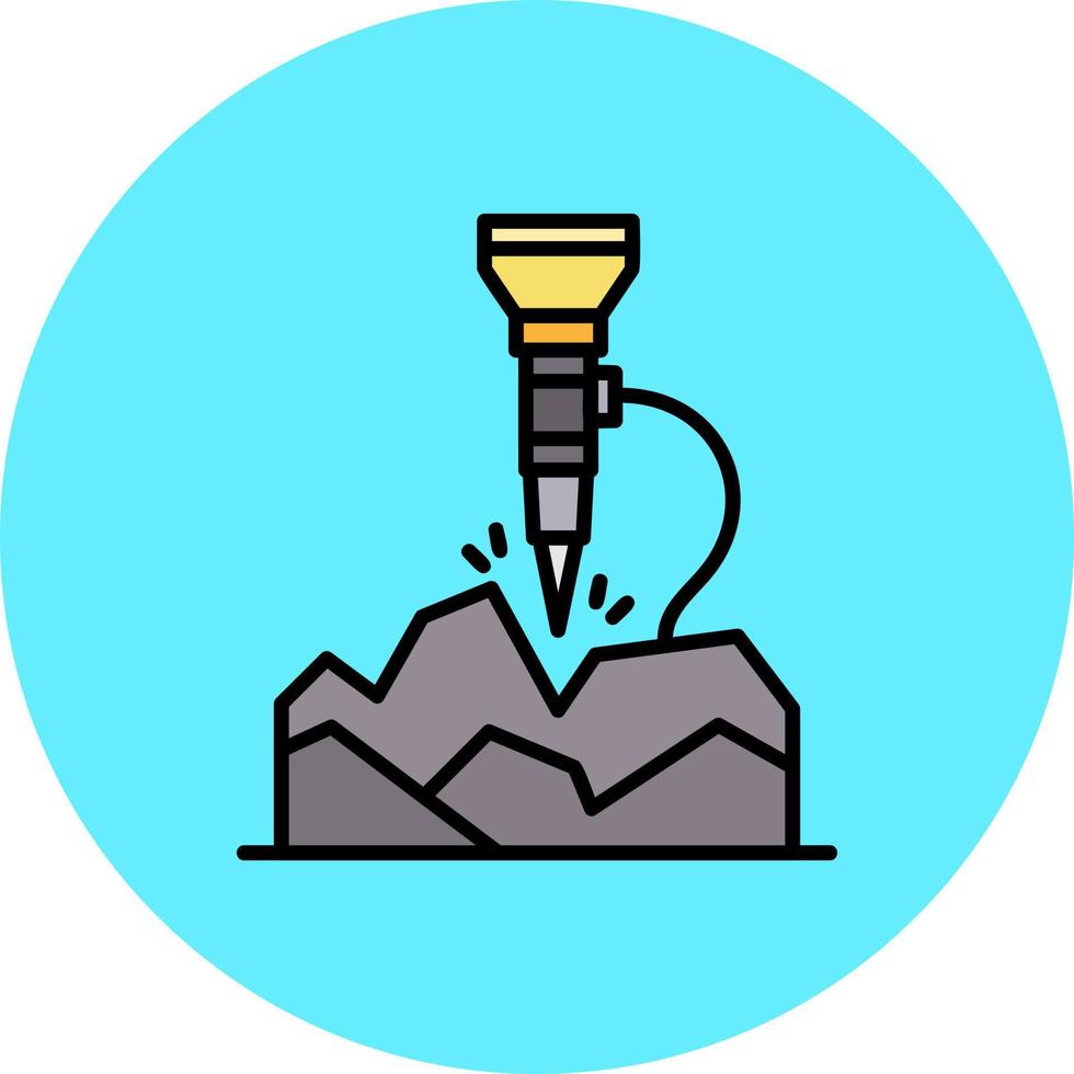 Mining Creative Icon Design vector