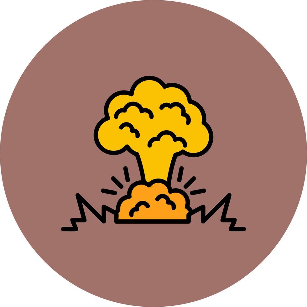 Explosion Creative Icon Design vector