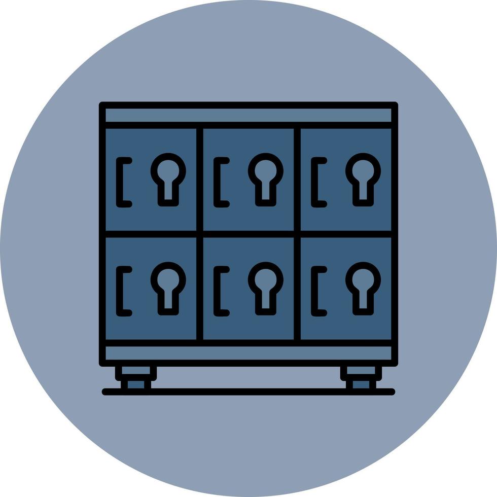 Office Locker Creative Icon Design vector