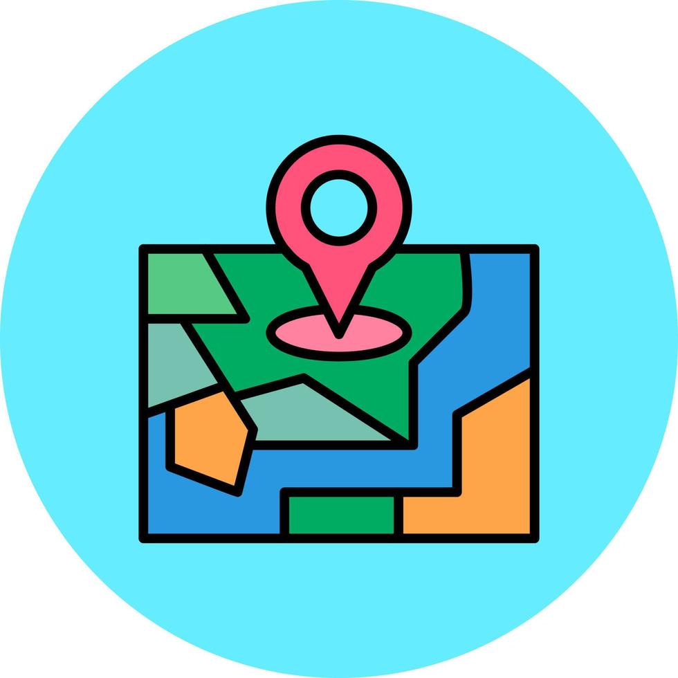 Street Map Creative Icon Design vector