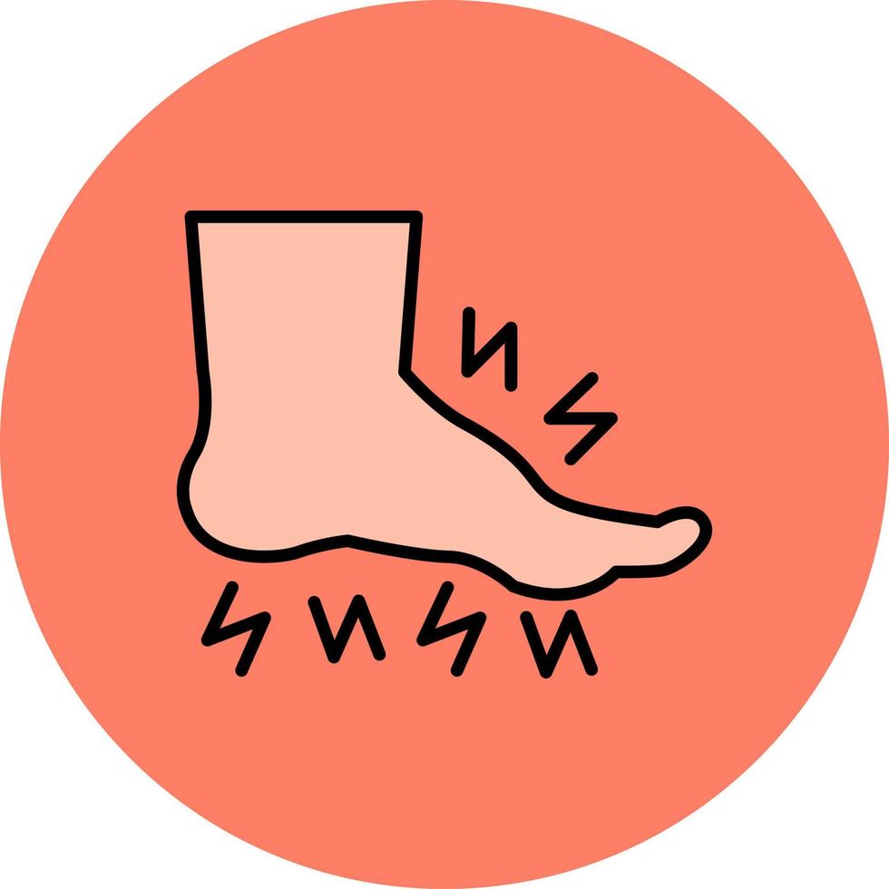 Foot Creative Icon Design vector