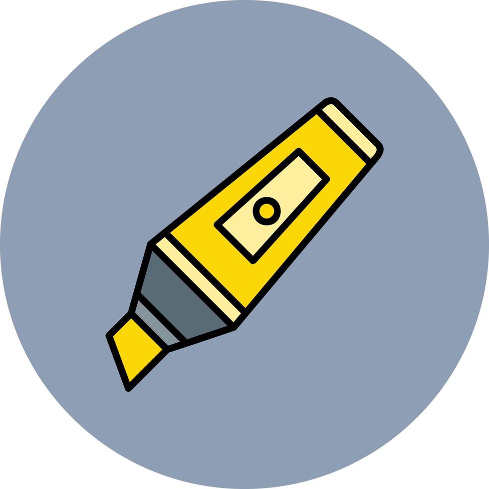 Highlighter Creative Icon Design vector