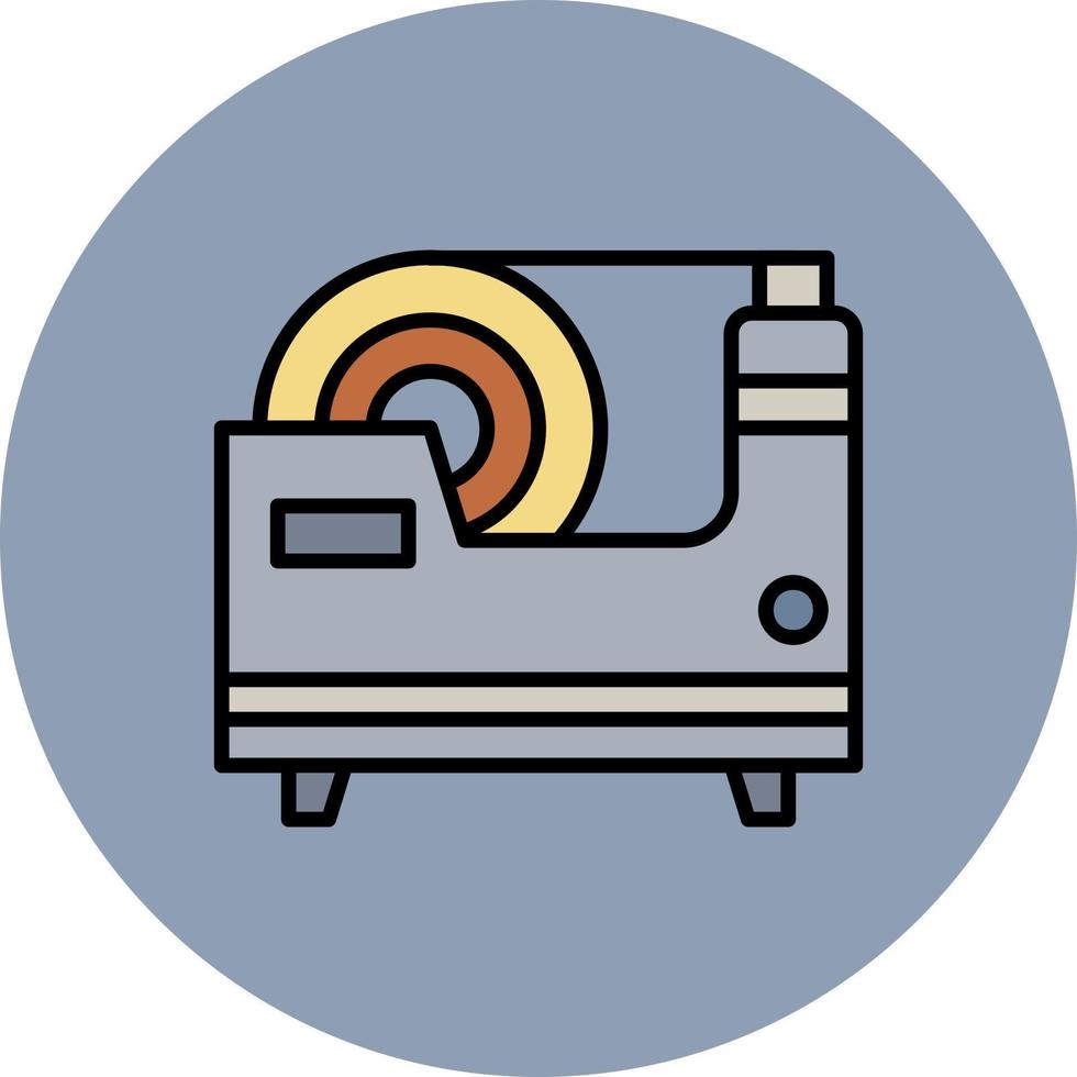 Tape Dispenser Creative Icon Design vector