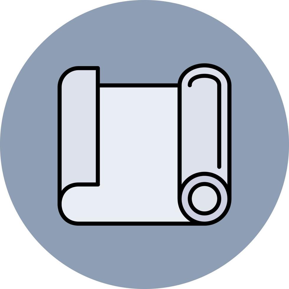 Paper Roll Creative Icon Design vector